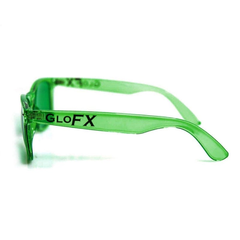GloFX نظارات جلو إف إكس للعلاج بالألوان الخضراء - نظارات الصداع النصفي - نظارات العلاج بالضوء - نظارات الكروموثيرابي - عدسات تخفيف الصداع النصفي الملونة باللون الأخضر - Image 5